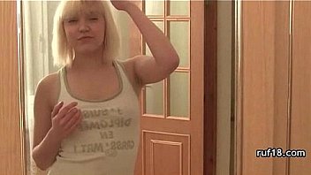 Real teen doll getting her juicy pussy fucked hard