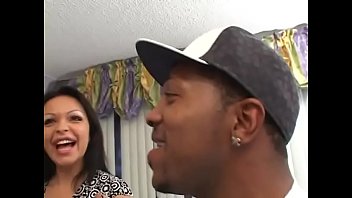 Shorty getting his cock blown and ridden by lovely sexual brunetrte