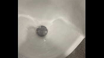 Paja en baño del centro comercial