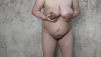 Slutty wife masturbate her pussy in public abandoned house and fantasy about being caught and fucked in her hairy cunt