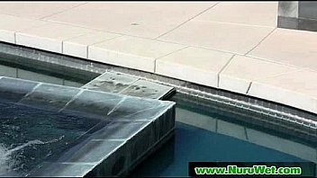 Nuru massage sex video with busty asian masseuse 06