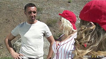 Busty blondes kagney linn karter and lylith lavey share big dick