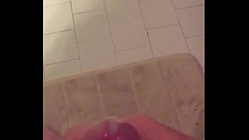 My cock cuming in slow motion