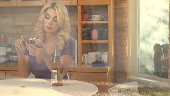 Busty blonde brittany andrews rides big dicked magician ted e's cock