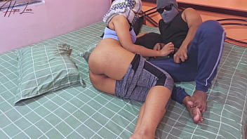 She got to having sex straight from the gym