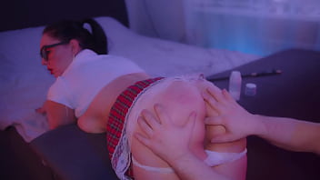 Prurient man piss on tits his lady's and ass to mouth fuck her