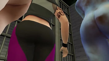 Fart sims three face farting