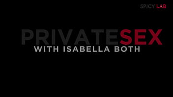 Private threesome rough sex with isabella both