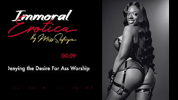 The dungeon denying the desire for ass worship