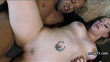 Horny cutie loving her sum black dick