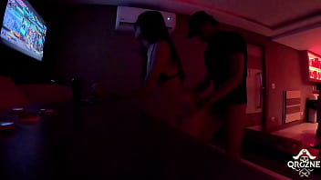 Winning the fighting game and fucking hot gamer ft luna free scene