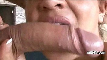 Trashy hot milf is horny for a fuck