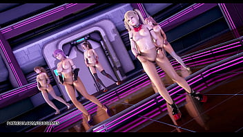Mmd pinkcat doa hot naked dance