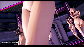 Mmd pinkcat doa hot naked dance