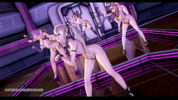 Mmd pinkcat doa hot naked dance
