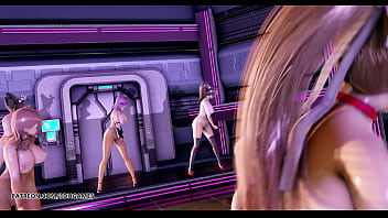Mmd pinkcat doa hot naked dance