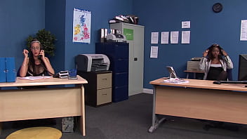 Office orgy groupsex meeting