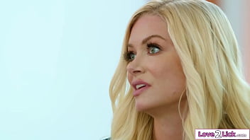 After a long day busty milf mentor serene siren and her small tits apprentice freya parker blow off steam with some well deserved pussy licking