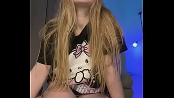 Masturbating on webcam