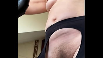 Hairy milf fetish workout