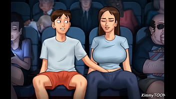 My hot girl friend lets me finger her in movie theatre