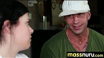 Nuru massage ends with a hot shower fuck 30