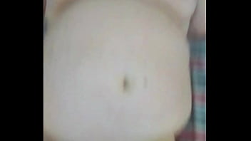 Ssbww step mom fingering yummy fat pussy on bed infront of step son shows her curves dirty soles feet & stepson doggystyle her pussy and cum on her big belly