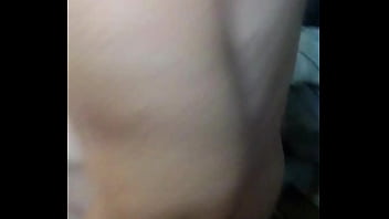 Ssbww step mom fingering yummy fat pussy on bed infront of step son shows her curves dirty soles feet & stepson doggystyle her pussy and cum on her big belly