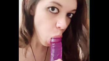 Even if it's not as good as with a real cock it's still nice to give a blowjob dollscult