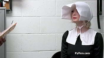 Shy blonde milks officer dick Shy blonde milks officer dick
