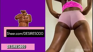 Twerk in booty shorts boo