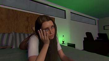 Teen enjoys her day in