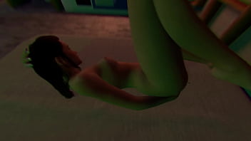 Teen enjoys her day in