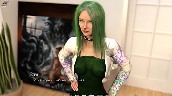 Taboo university #46 green hair emo artist says i am her muse