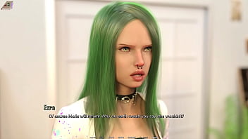 Taboo university #46 green hair emo artist says i am her muse