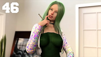 Taboo university #46 green hair emo artist says i am her muse