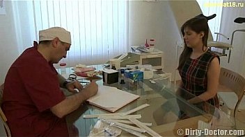 Shy teen fucked by gynecologist full