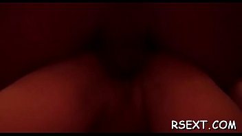 Hot chick's shaved cunt team fucked