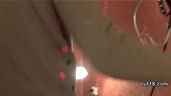 Teen in light bondage