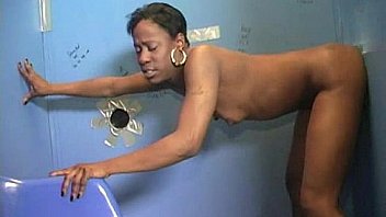 Hottie sucks and fucks black cock for cusmhot at gloryhole 8