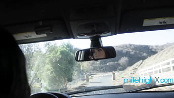 Brunette wife cheats everytime husband leaves town