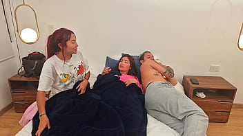 Fucking my stepsister’s husband in her own bed almost got caught