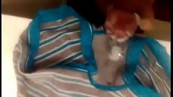 Jerking off in pink panties