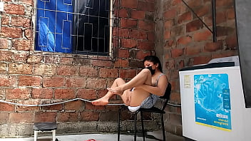 I record my neighbor putting her fingers in her pussy she catches me