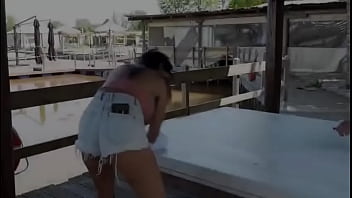 Behind the scene two swinger couples meet at the naturist campsite