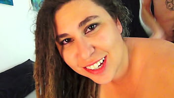 Hippie anal chunky girl gets her tits throat & ass fucked