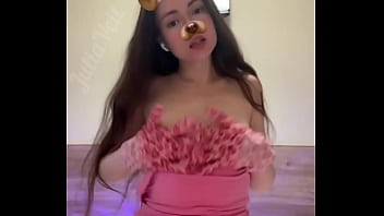 Tiktok compilation cute brunette girl small tits pretty pussy miniskirt dress stockings leggings thong #5 juliaveil