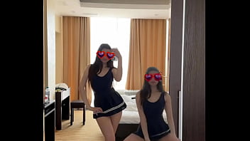 Tiktok compilation cute brunette girl small tits pretty pussy miniskirt dress stockings leggings thong #5 juliaveil