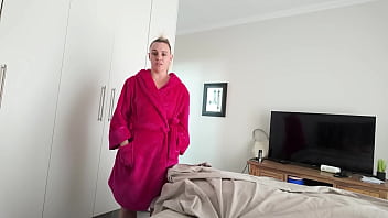 Stepdaughter gets comforted by stepdad with a hot fuck & face full of cum