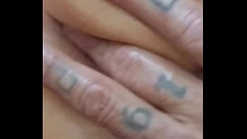 Oiled up ass and pussy play